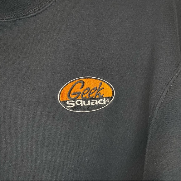 Geek Squad Black Crewneck Sweatshirt - Picture 2 of 7